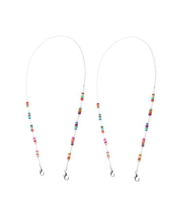 Beaupretty 2st Mask Anti-Drop chain Children's Brille Band Brillen Band Children's Mask Band For Children's Clothing Brillen Rail Schnapps glasses The chain lanyard glasses chain facial mask polymer-tone