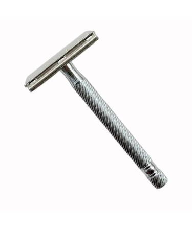 Stainless Steel Manual Razor Safety Razor with Delicate Storage Box for Father Friends Gentlemen Default