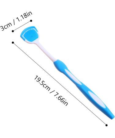 CLISPEED 12pcs Tongue Cleaning Brush - Metal Nanoplastic Scraper Colorful Oral Hygiene Tools (19.5x3x0.6cm) - Ship Worldwide! - Buy Online on GoSupps.com