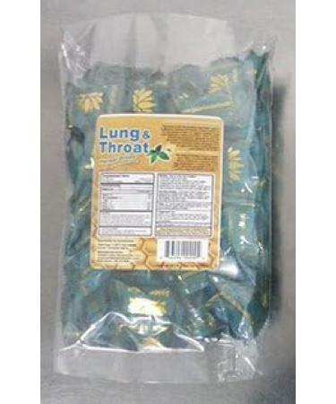 Organic Lung & Throat Herbal Lozenges - 0.5kg, 125 Count - Golden Lotus Herbs - Buy Online on GoSupps.com