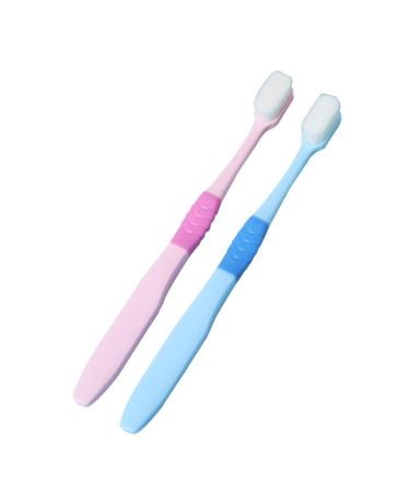 FRCOLOR 2 Pcs Toothbrush Cleaning Tooth Brush Atisfaction Tooth Brush Dental Brushes for Teeth Tooth Brushes Kid Personal Care Teeth Brush Teeth Brushes Oral Aldult Man Small Brush Head Pp