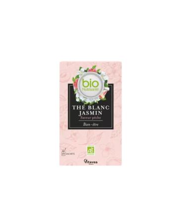 Vitavea Th blanc jasmin saveur p che Bio - 20 sachets