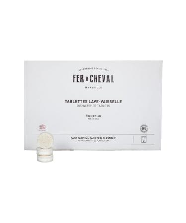 Fer Cheval Dishwasher Tablets 40 Tablets 18g in Box 26 x 16.5 x 13