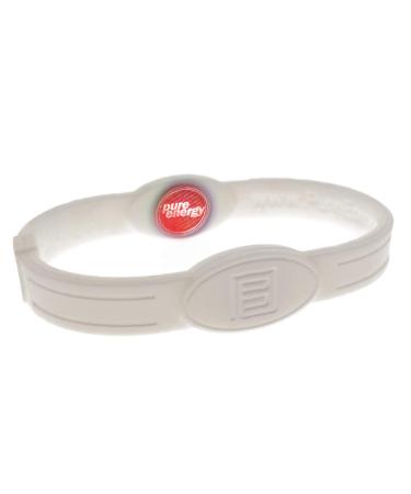 Pure Energy Band - Pain Inflammation + Circulation Band - Pearl White/White Small Small Pearl White/White