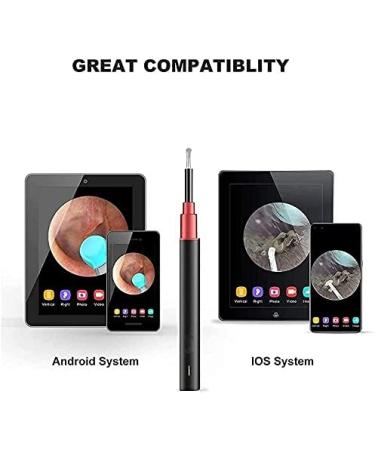 KANDUO Ear Wax Removal Wireless Earwax Remover Otoscope with 1080P HD Endoscope 3.5mm Visual Ear Cleaning Camera - Buy Online on GoSupps.com