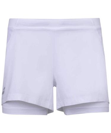 Babolat Unisex Kids Exercise Short Girl Shorts 6-8 years White
