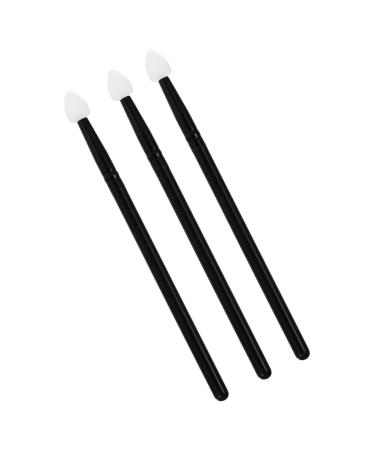 FOMIYES 3pcs Makeup Brush Silicone Makeup Applicator Small Eyeshadow Cosmetics Kit The Face Woman Lip Brush