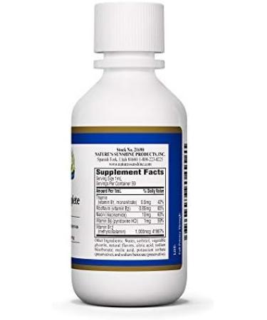 Nature's Sunshine Methyl B-12 Complete Liquid 2 fl. oz. | Boost Energy, Support Nervous System & Immune Health - 1,000 mcg Vitamin B12/serving - Buy Online on GoSupps.com