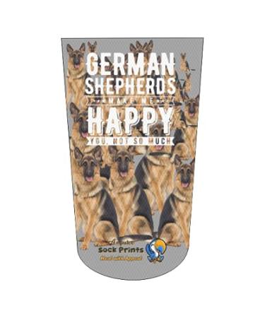 Heal with Appeal Amputee stump sock German Sheppard Makes Me Happy V2 3Ply stump sock