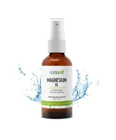 Sanuvit Magnesium Oil 100 ml - pure product directly from the manufacturer (hypoallergenic manufacture)