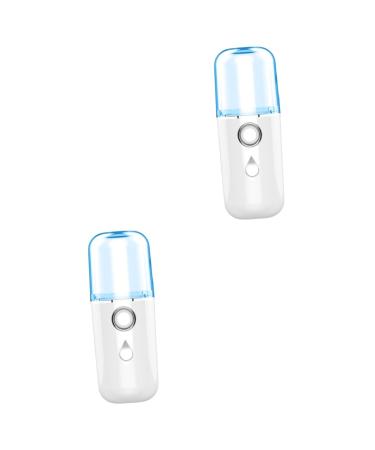 FOMIYES 2pcs Nano Water Replenishing Instrument Mini Face Steamer Mist Steamer Handy Nano Hydrator Cosmetic