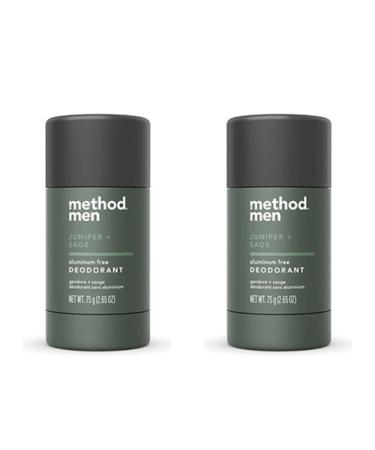 Method Men Deodorant Aluminum Free Deodorant Juniper & Sage 2.65 OZ. (2 Pack) - Buy Online on GoSupps.com