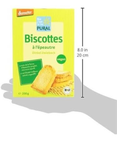 Pural Organic Spelt Rusk 200g - Buy Online on GoSupps.com