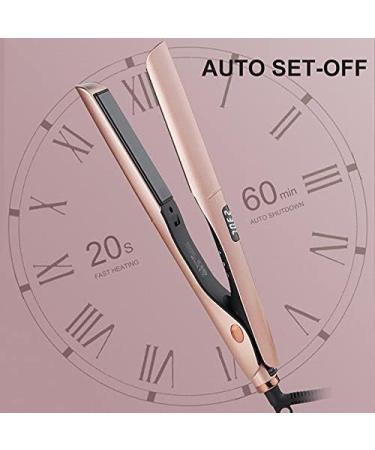Two-in-One Cylindrical Hair Straightener & Curling Iron - Multi-Function Styling Tool in Gold & White | Lightweight Compact Design for Effortless Hair Styling - Buy Online on GoSupps.com