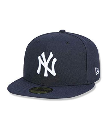 New Era Mens New York Yankees MLB Authentic Collection 59FIFTY Cap 7 1/2 Navy