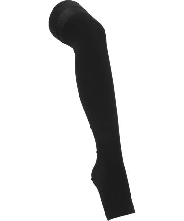 Toeless Compression Stockings - Skin-Friendly Elastic & Comfortable for All-Day Use (L) | International Shipping - Buy Online on GoSupps.com