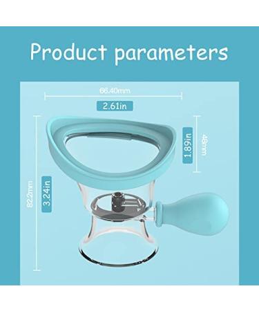 AXLOFO Silicone Eye Wash Cup for Effective Eye Cleansing - Blue | Eye Drop Guide/Wash Cup Kit for Soothing Tired Eyes - Buy Online on GoSupps.com