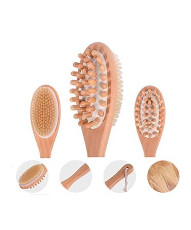 Femcery 16 Inch Long Handle Dry Brushing Body Brush for Back Exfoliation - Buy Online on GoSupps.com