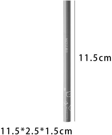 Generic Double Tip Lower Eyelash Pencil Portable Women Girls Gift for Travel Party Home Wedding Gray Brown - Buy Online on GoSupps.com