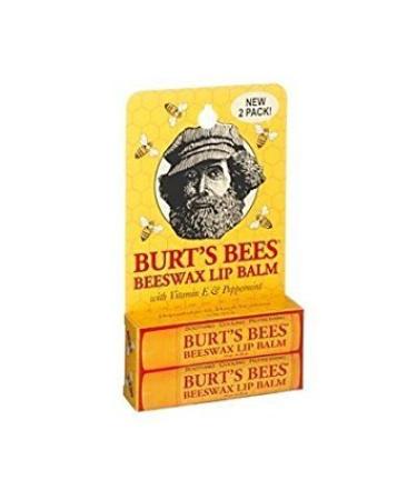 Burt's Bees Beeswax Lip Balm With Vitamin E & Peppermint 0.3 Ounce