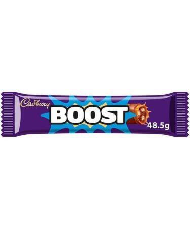 Boost Chocolate Box Full Box of 48 x 48.5g Boost Chocolate Favourtite Chocolate Crunchy Biscuit Deliciously Chewy Caramel Chocolate - Buy Online on GoSupps.com