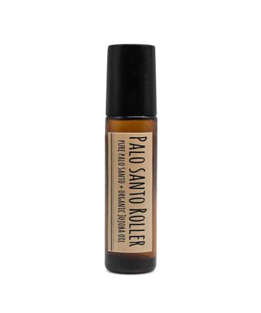 Maison Palo Santo| Artisanal Essential Oil Perfume Roll On | Pure Palo Santo & Organic Jojoba Oil 0.33 fl oz 10ml | Daily Natural Perfume Yoga Mediation Promote Calmness and Creativity