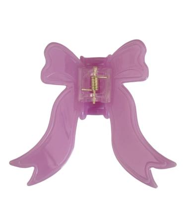 PLCPDM Butterfly Hair Claw Clip Jaw Clip Ornamentation Bow Headdress Hair Jaw Clip Hair Styling Purple