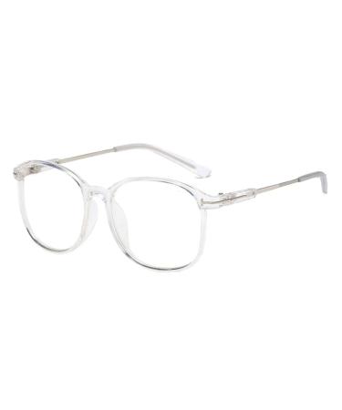 GEMSeven Men Women Ready Myopia Glasses Full Frame Nearsighted Eyeglasses -1.0 To -6.0 Transparent -2.0