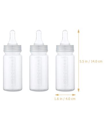 Kisangel 100ml Clear Breastfeeding Bottles 4pcs with Scale Breastmilk Storage & Nursing Bottle for Toddlers - Buy Online on GoSupps.com