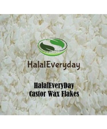 Castor Wax - Hydrogenated Castor Oil - Great thickening agent for lotions and creams  lip balms  body creams  hair care products  eye makeup.1lb/16oz