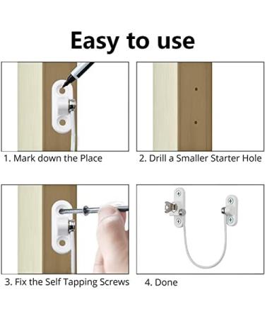 Xelparuc Window Restrictor Locks 2Pcs - Professional Child Safety UPVC Locks - Buy Online on GoSupps.com