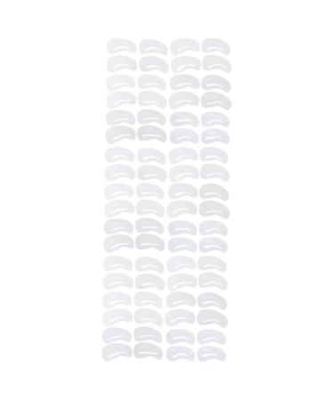 Didiseaon 72 Pcs 6 Sets Eyebrows Shape Fake Hair Edges Eyebrow Template Shaping Tools Eyebrow Card Unibrow mediumx3pcs As Shownx3pcs