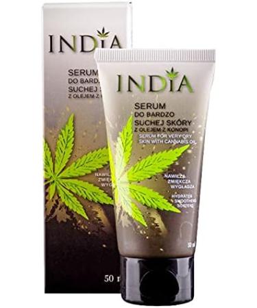 India Hemp Serum for Dry Skin Face and Hands 50 ml - Buy Online on GoSupps.com