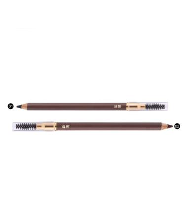 Long Lasting Waterproof Eyebrow Pencil in Dark Brown - 12H Sweat Resistant - 5 Colors Available - Buy Online on GoSupps.com