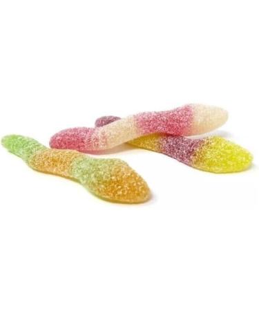 Kingsway Fizzy Snakes Sour Fruit Flavour Gummy Sweet Candy Buffet Pick n Mix 500g - Buy Online on GoSupps.com