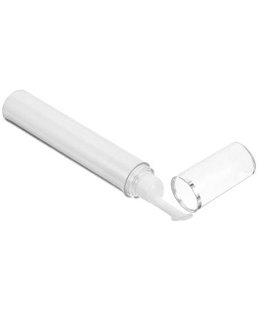 Beaupretty Airless Cosmetic Cream Pump Bottle 15ml Eye Cream Tube Travel Size Dispenser Refillable Skincare Containers Foundation Pump Bottle for Shampoo