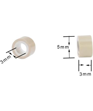 200pcs 5.0X3.0X3.0mm Silicone Micro Rings Links Beads for Hair Extensions (Gray Blonde) 200 pieces Gray Blonde - Buy Online on GoSupps.com