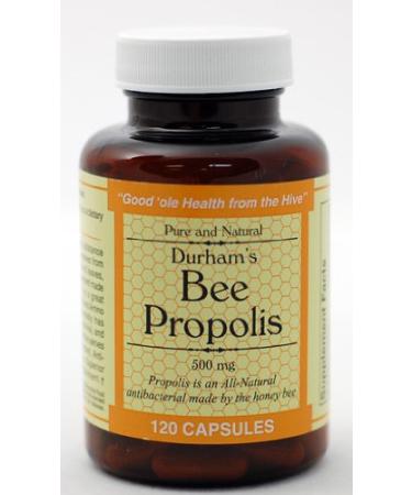 Durham's Bee Propolis 500mg 120 Capsules - Buy Online on GoSupps.com