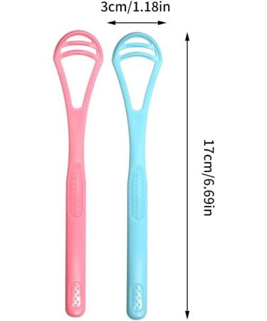 AOYEAH Silicone Tongue Cleaning Brush - Effective Tongue Scraper for Oral Care & Massage - Yellow - Buy Online on GoSupps.com