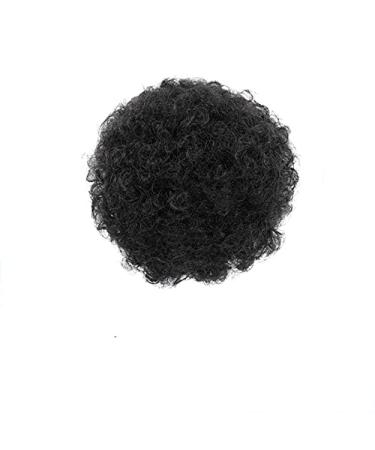Synthetic Buns Boy Wig Hair Accessories Girl Ballerina Afro Puff Wigs For Black Women Ponytail FB12-1B