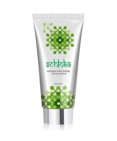 SCHLOKA Avocado FACE SCRUB Oatmeal & Neroli (ALL SKIN TYPES)- 60ML