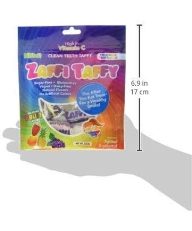  Zollipops Zaffy Taffy by Zollipops - The Good For Your Teeth - All Natural - Sugar Free Taffy - 1 Bag of 85 g - Buy Online on GoSupps.com
