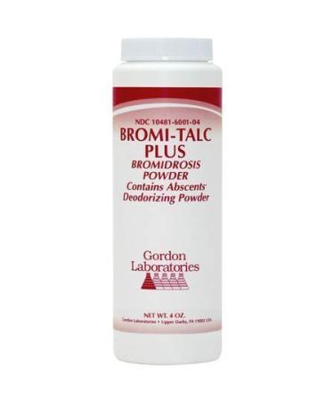 Bromi Talc Plus Foot Powder 4 oz. by Gordon Laboratories