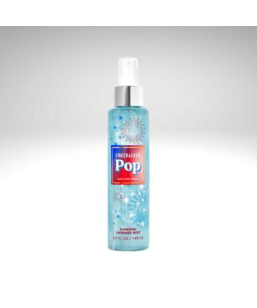 Bath & Body Firecracker Pop Diamond Shimmer Mist Full Size 4.9 Fl Oz /145 ml (Packaging May Vary)