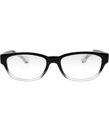 Clear Glass Reading Glasses with Real Glass Lenses | Stylish Acetate Frames | Magnification +0.25 to +3.00 - Buy Online on GoSupps.com