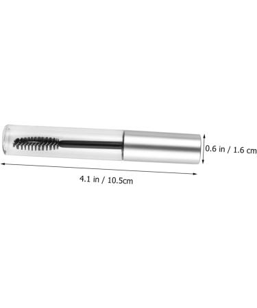VINTORKY 5pcs Empty Eyelashes Bottle Refillable Mascara Tube and Wand Eyelash Tubes Cute Tubular Mascara 1 g (Pack of 1) Silver - Buy Online on GoSupps.com