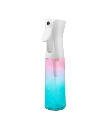 Hair Spray Bottle -10oz/300ml Mist Sprayer Fine Plant Mist Spray Bottle Fine Continuous Spray Water Bottle for Hair Styling, Plants, Cleaning, Misting & Skin Care Gradient PinkBlue