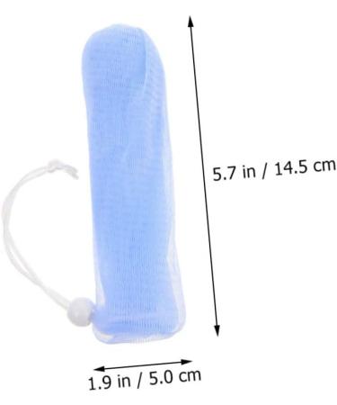 Baluue 24 Pcs Foaming Soap Mesh Bag Cleansing Foaming Bag Soap Saver Pouch Foam Face Wash Sponge Pe Network 14.5x5cmx2pcs As Shownx2pcs - Buy Online on GoSupps.com