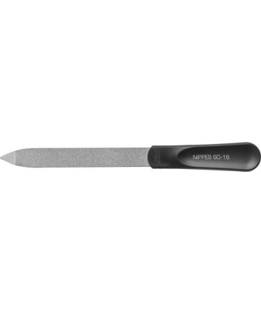 Nippes Solingen Sapphire nail file |Nickel -plated stainless steel |Pedicure manicure nail file |To shorten and file the nails |Made in Germany |16 cm