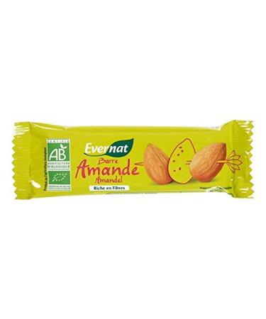 Evernat - Pack of 4 Almond Bars of 30G - Sold per unit